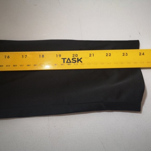 bebe Ladies Black Size 2 Off Set Zipper Tab Collar Lined & Fitted Tuxedo Jacket - Picture 13 of 14